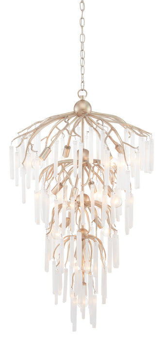 Currey and Company - 9000-0813 - 13 Light Chandelier - Quatervois - Champagne/Natural