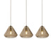 AFX Lighting - AGP10MBSNBRLNR3 - Three Light Pendant - Armitage - Satin Nickel