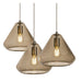 AFX Lighting - AGP10MBSNBRRND3 - Three Light Pendant - Armitage - Satin Nickel