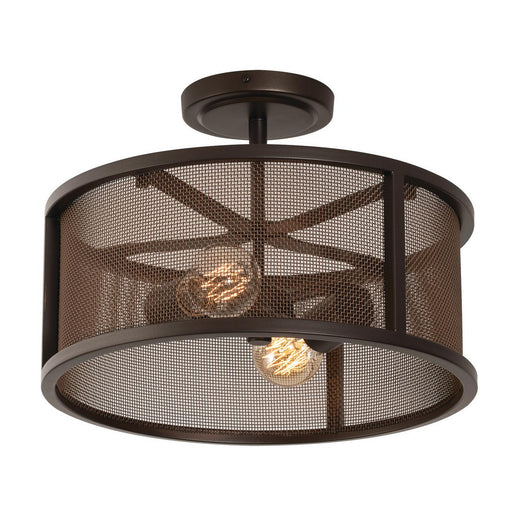 AFX Lighting - AUNF14MBBZ - Two Light Flush Mount - Austin - Bronze