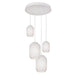 AFX Lighting - CALP99WHRND4 - Four Light Pendant - Callie - White