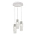 AFX Lighting - CNDP05MBCLRND3 - Three Light Pendant - Candace - Satin Nickel