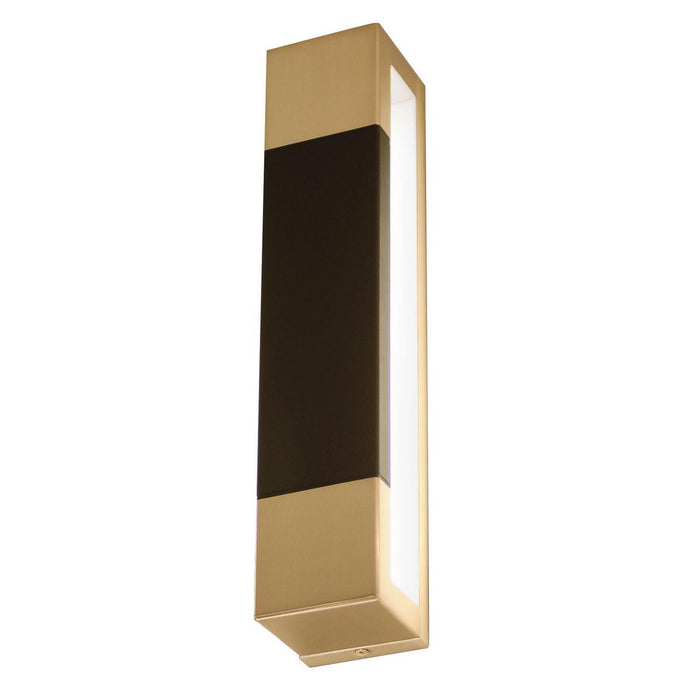 AFX Lighting - PTS3151200L30D1SBBK - LED Wall Sconce - Post - Satin Brass and Black