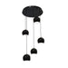 AFX Lighting - RXYP08BKRND5 - Five Light Pendant - Roxy - Black