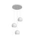 AFX Lighting - RXYP08WHRND3 - Three Light Pendant - Roxy - White