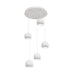 AFX Lighting - RXYP08WHRND5 - Five Light Pendant - Roxy - White