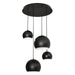 AFX Lighting - RXYP99BKRND4 - Four Light Pendant - Roxy - Black