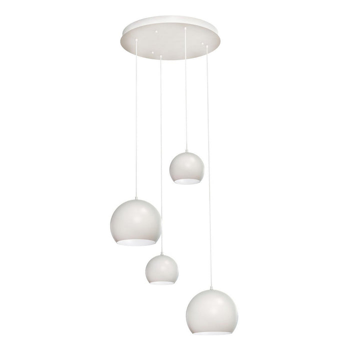 AFX Lighting - RXYP99WHRND4 - Four Light Pendant - Roxy - White