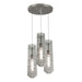 AFX Lighting - SPP05MBSNSMRND3 - Three Light Pendant - Spun - Satin Nickel