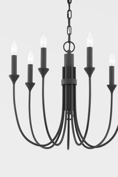 Troy Lighting - F1007-FOR - Seven Light Chandelier - Cate - Forged Iron