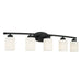 Capital Lighting - 115251MB-338 - Five Light Vanity - Dixon - Matte Black