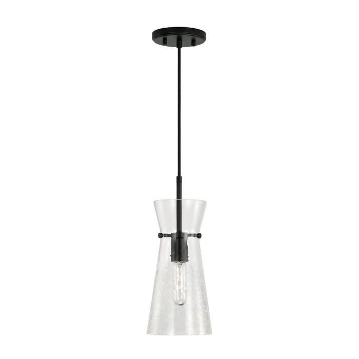 Capital Lighting - 342411MB - One Light Pendant - Mila - Matte Black