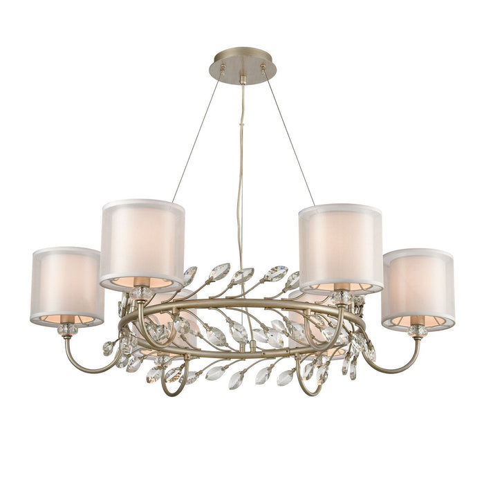 ELK Home - 16285/6 - Six Light Chandelier - Asbury - Aged Silver