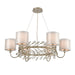 ELK Home - 16285/6 - Six Light Chandelier - Asbury - Aged Silver