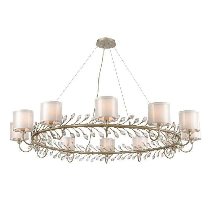 ELK Home - 16287/12 - 12 Light Chandelier - Asbury - Aged Silver