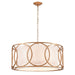 ELK Home - 33426/6 - Six Light Chandelier - Ringlets - Matte Gold