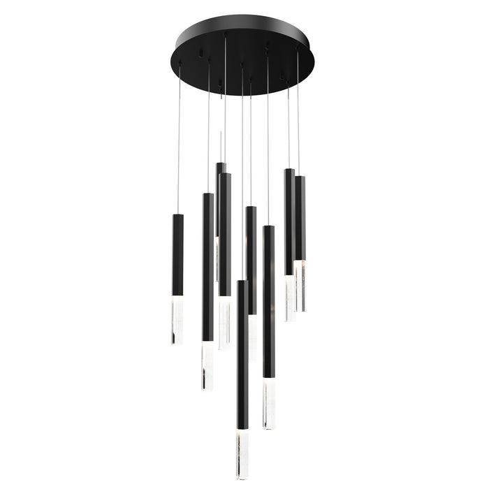 ET2 - E11029-95BK - LED Pendant - Diaphane - Black