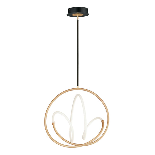 ET2 - E25094-01BKGLD - LED Pendant - Mobius - Black / Gold