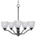 Maxim - 10065FTBK - Five Light Chandelier - Stefan - Black