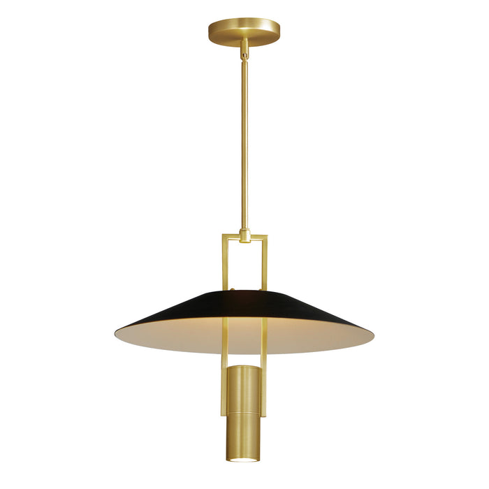 Maxim - 10098BKSBR - LED Pendant - Tahoe - Black / Satin Brass