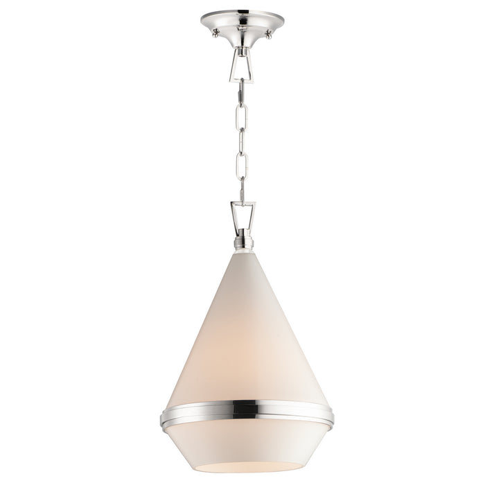 Maxim - 10374WTPN - One Light Pendant - Giza - Polished Nickel