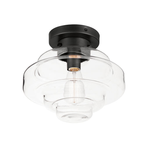 Maxim - 11120CLBK - One Light Flush Mount - Harbor - Black