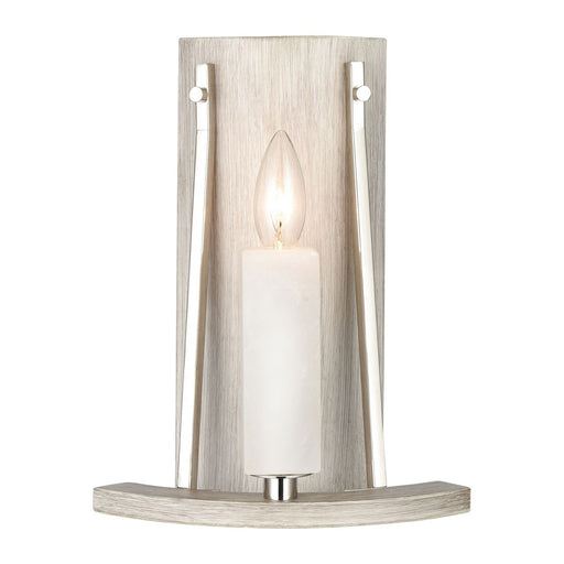 ELK Home - 69340/1 - One Light Wall Sconce - White Stone - Polished Nickel