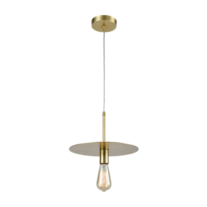 ELK Home - D3963 - One Light Mini Pendant - Sunscreen - Aged Brass