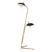 ELK Home - D4653 - Two Light Floor Lamp - Scarab - Satin Brass