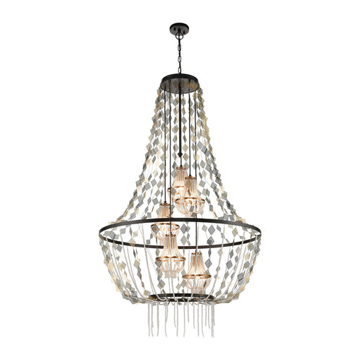 ELK Home - D4717 - Five Light Chandelier - Selene - Matte Black