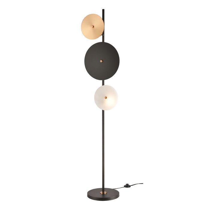 ELK Home - H019-7254 - Three Light Floor Lamp - Salsarium - Matte Black