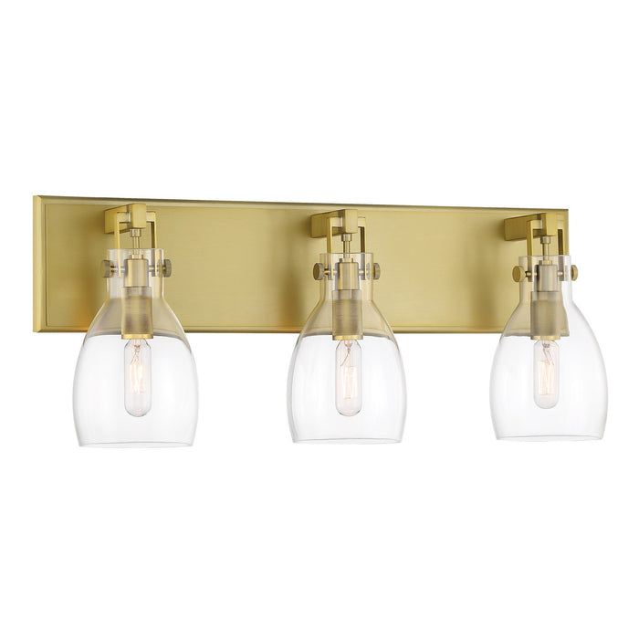 Minka-Lavery - 2273-695 - Three Light Bath Bar - Tiberia - Soft Brass