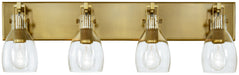 Minka-Lavery - 2274-695 - Four Light Bath Bar - Tiberia - Soft Brass