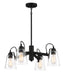 Minka-Lavery - 3994-66A - Four Light Chandelier - Beckonridge - Coal