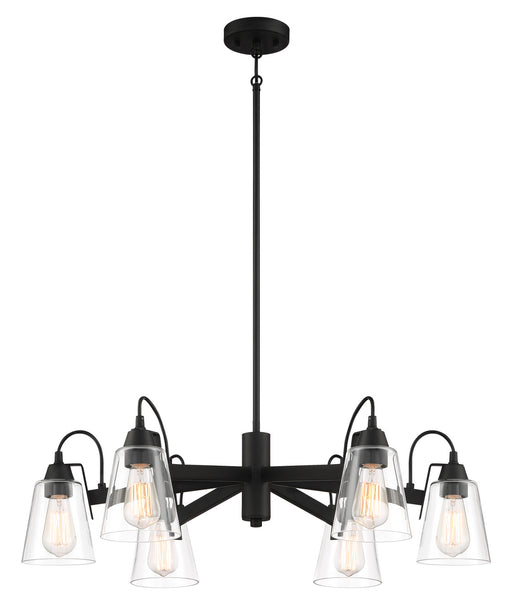 Minka-Lavery - 3996-66A - Six Light Chandelier - Beckonridge - Coal