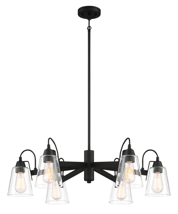 Minka-Lavery - 3996-66A - Six Light Chandelier - Beckonridge - Coal