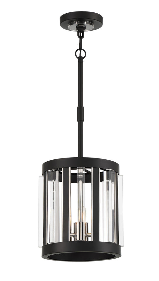 Minka-Lavery - 5490-729 - Three Light Pendant - Majestic Splendor - Sand Coal And Polished Nickel