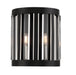 Minka-Lavery - 5498-729 - Two Light Wall Sconce - Majestic Splendor - Sand Coal And Polished Nickel