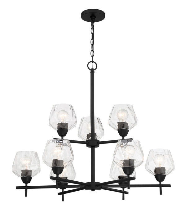 Minka-Lavery - 2179-66A - Nine Light Chandelier - Camrin - Coal