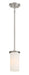 Minka-Lavery - 4090-84 - One Light Pendant / Semi Flush - Haisley - Brushed Nickel