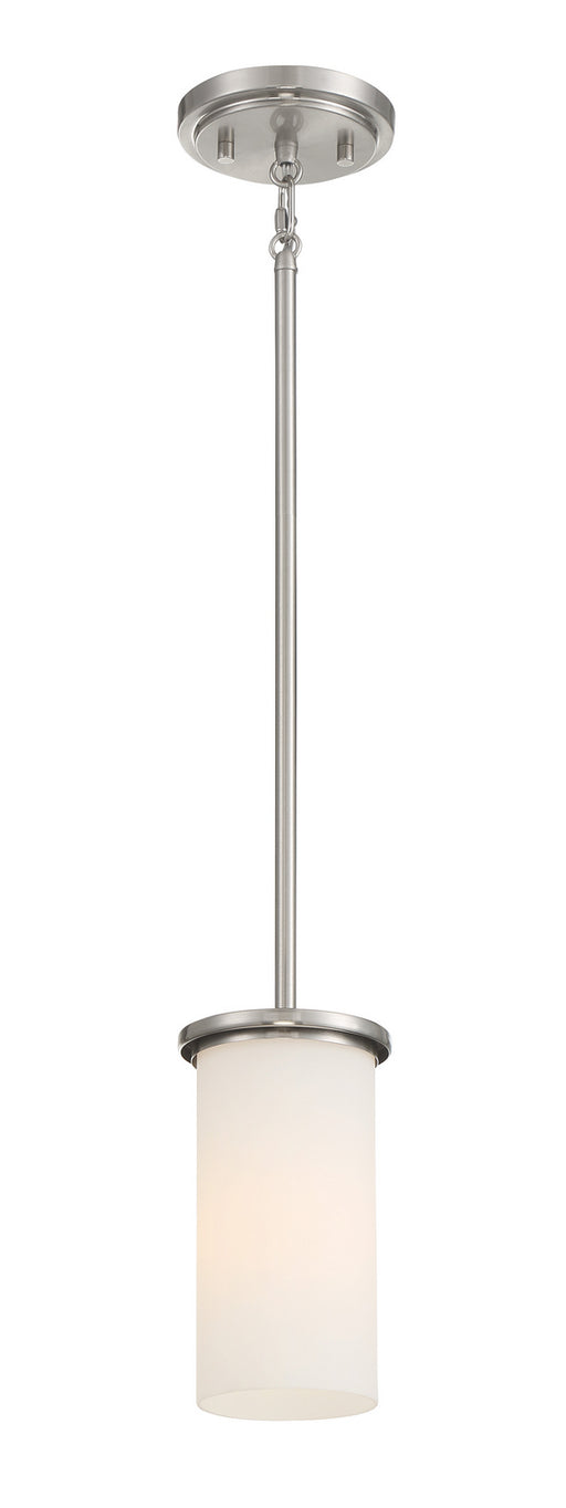 Minka-Lavery - 4090-84 - One Light Pendant / Semi Flush - Haisley - Brushed Nickel