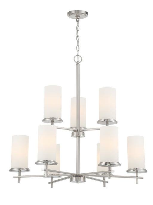 Minka-Lavery - 4099-84 - Nine Light Chandelier - Haisley - Brushed Nickel