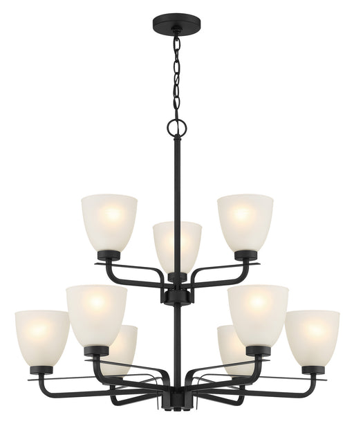 Minka-Lavery - 4889-66A - Nine Light Chandelier - Kaitlen - Coal