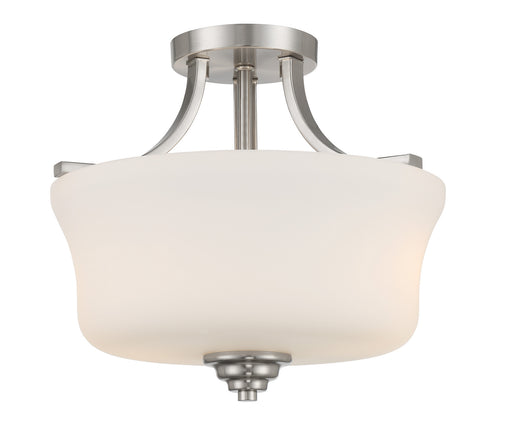 Minka-Lavery - 4922-84 - Two Light Semi Flush Mount - Shyloh - Brushed Nickel