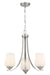 Minka-Lavery - 4923-84 - Three Light Chandelier - Shyloh - Brushed Nickel