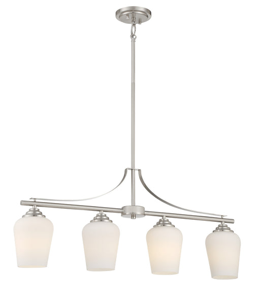 Minka-Lavery - 4924-84 - Four Light Island Pendant - Shyloh - Brushed Nickel