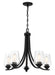 Minka-Lavery - 4925-66A - Five Light Chandelier - Shyloh - Coal