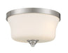 Minka-Lavery - 4927-84 - Two Light Flush Mount - Shyloh - Brushed Nickel