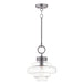 Maxim - 11122CLSN - One Light Pendant - Harbor - Satin Nickel