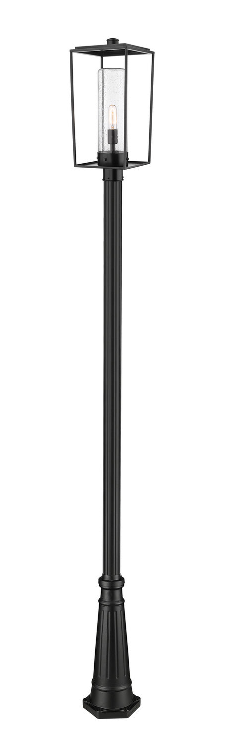 Z-Lite - 594PHBR-519P-BK - One Light Outdoor Post Mounted Fixture - Sheridan - Black